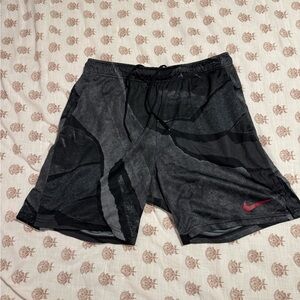 Nike Black and Gray Athletic Shorts